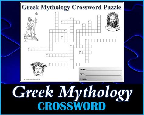 Greek Mythology Crossword Puzzle